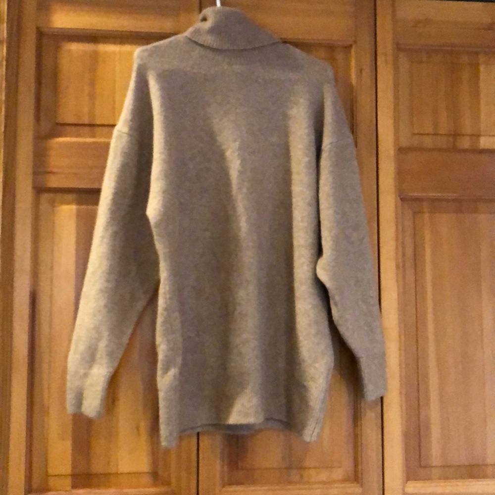 Tan Turtleneck Sweater Dress H&M Size Small